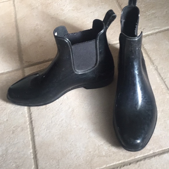 Ralph Lauren Black Tally Bo Rai Boots Size 10B - Picture 3 of 8